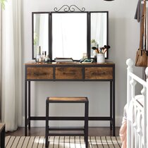 Tri fold Dressing Tables You ll Love Wayfair